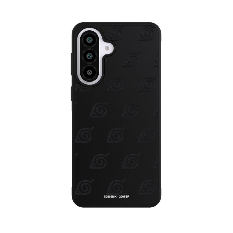Galaxy A57 5G Base Case Schwarzes Konoha-Muster Transparent
