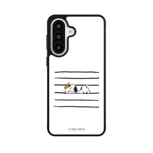 Samsung Galaxy A57 5G Base Case Snoopy Woodstock Streifen