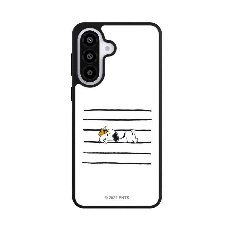 Galaxy A57 5G Base Case Snoopy Woodstock Streifen