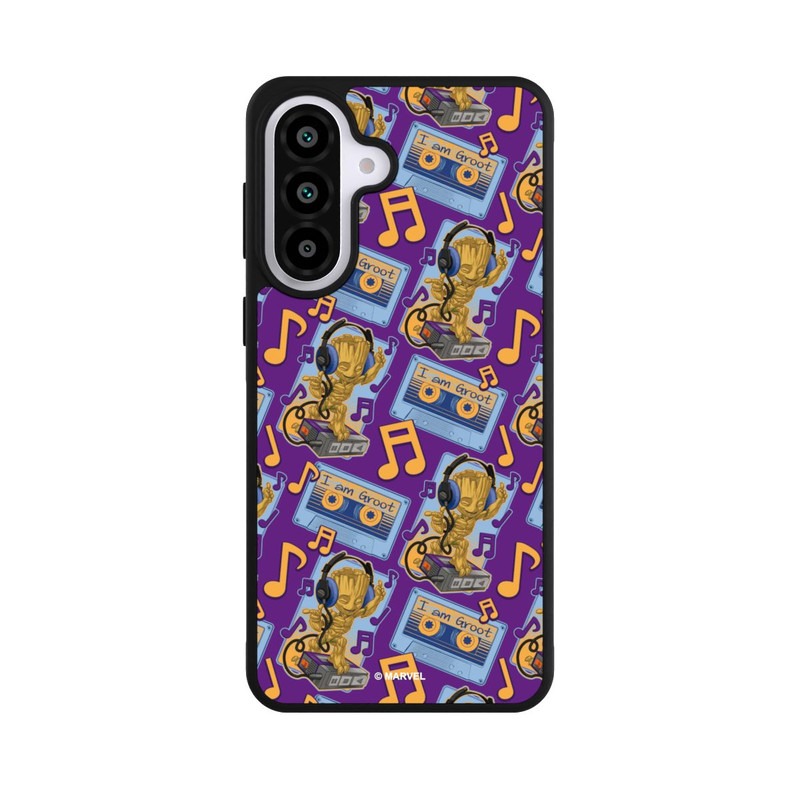 Galaxy A57 5G Base Case Groot Comic Headphones Guardians of the Galaxy