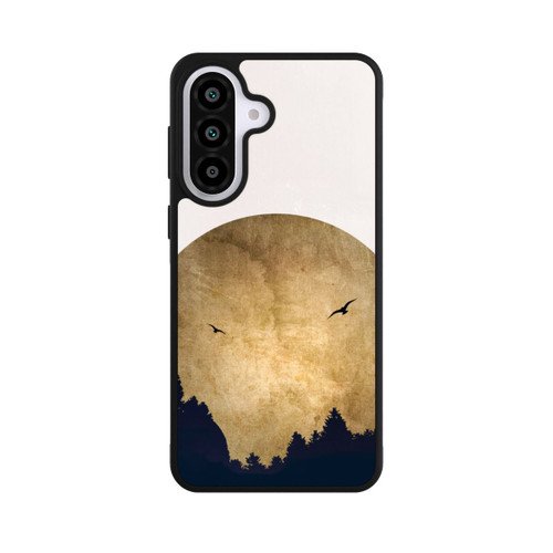Samsung Galaxy A57 5G Base Case Zwei Vögel vor Mond