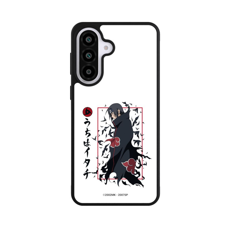 Galaxy A57 5G Base Case Itachi Krähen Weiß