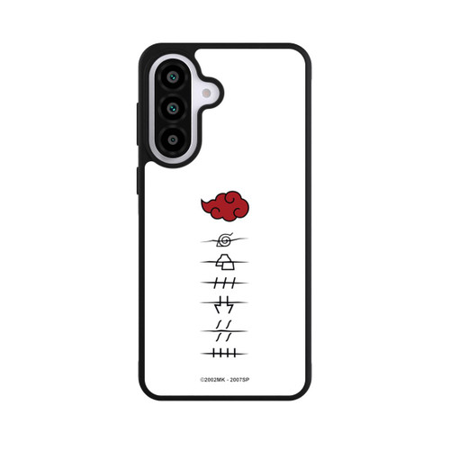 Samsung Galaxy A57 5G Base Case Akatsuki Mitgliedersymbole Weiß