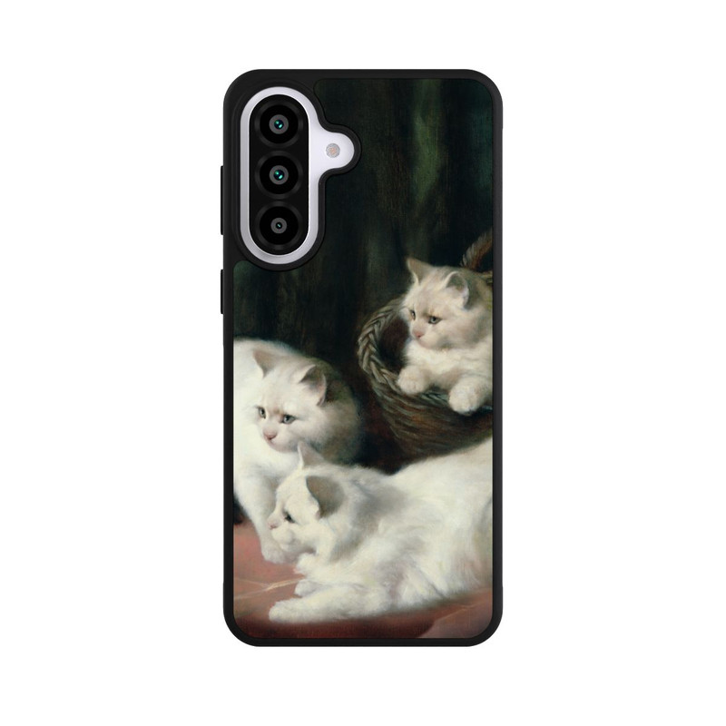 Galaxy A57 5G Base Case Three White Angora Kittens