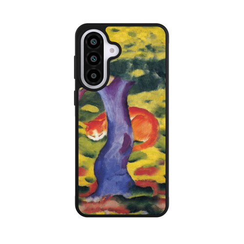 Samsung Galaxy A57 5G Base Case Katze hinter Einem Baum von Franz Marc