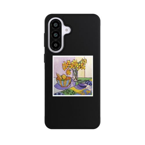 Samsung Galaxy A57 5G Base Case Daffodil Patchwork, 2023, by Catherine J Martzloff