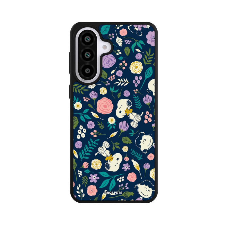 Galaxy A57 5G Base Case Peanuts Dark Flower Pattern