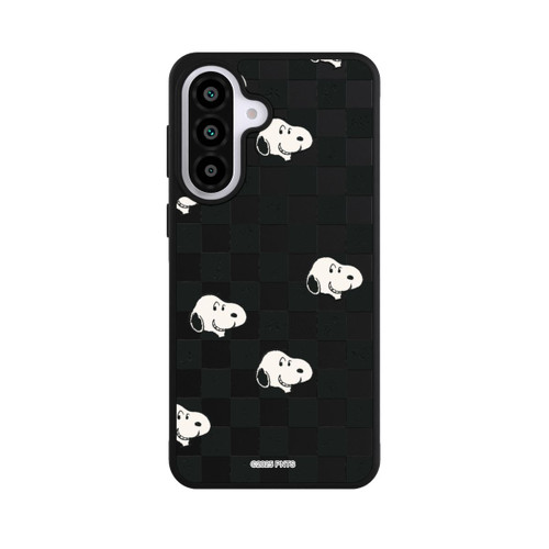 Samsung Galaxy A57 5G Base Case Snoopy Checked Pattern