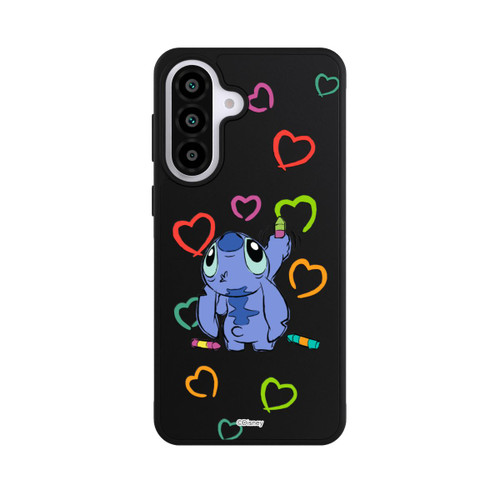Samsung Galaxy A57 5G Base Case Stitch Draws a Heart Transparent