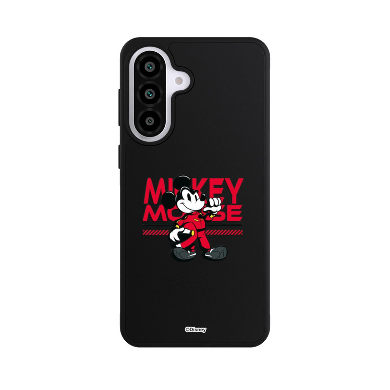Galaxy A57 5G Base Case Micky Maus Rennfahrer Transparent