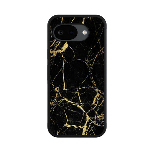 Google Pixel 10a Base Case Schwarzgoldener Marmor-Look