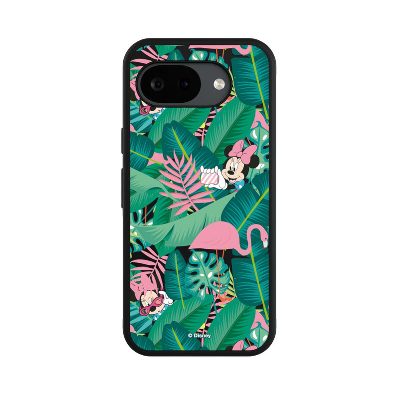 Pixel 10a Base Case Minnie Summer Palmblätter ohne Hintergrund