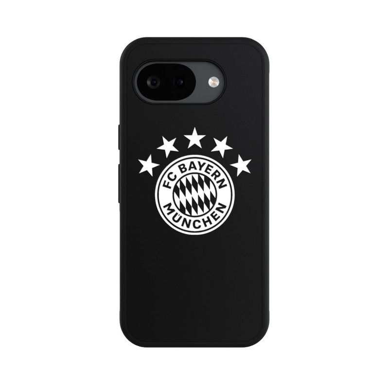 Pixel 10a Base Case FCB Logo einfarbig mit Sternen - ohne Hintergrund