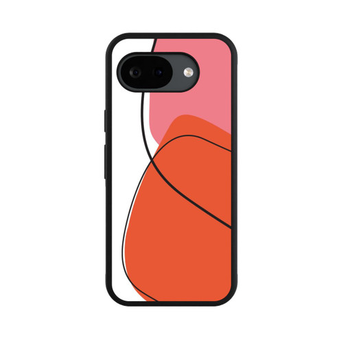 Google Pixel 10a Base Case Meine orangefarbene Kunst