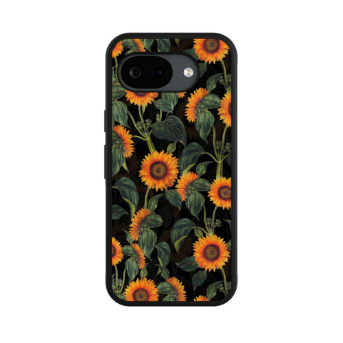 Google Pixel 10a Base Case Sonnenblume schwarz