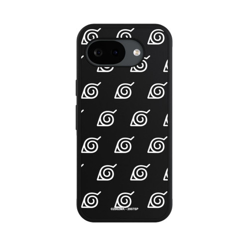 Google Pixel 10a Base Case Weißes Konoha-Muster Transparent