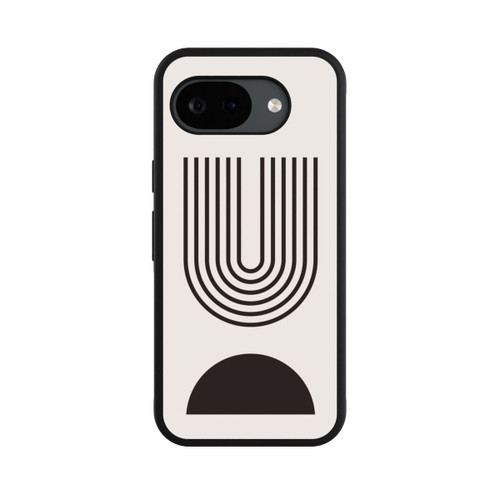 Google Pixel 10a Base Case Moderne Kunst Schwarze Linien