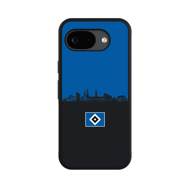 Pixel 10a Base Case HSV Skyline Blau Schwarz