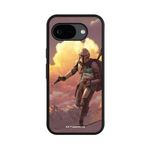 Google Pixel 10a Base Case Der Mandalorianer und Grogu Sonnenguntergang Wolken