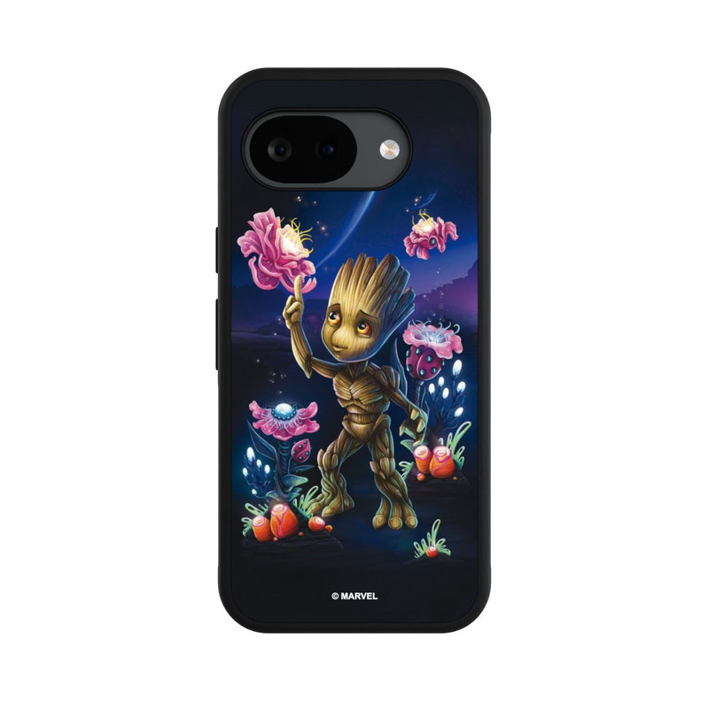 Pixel 10a Base Case Baby Groot Blumen