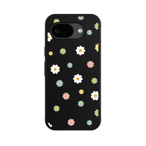 Google Pixel 10a Base Case Flower Power klein transparent