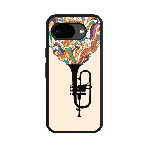Google Pixel 10a Base Case Flügelhorn Jazz bunt