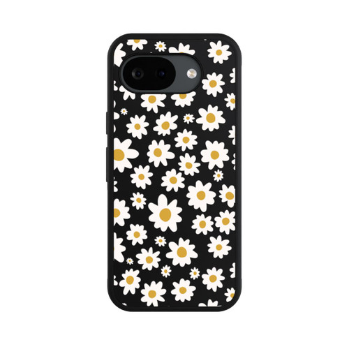 Google Pixel 10a Base Case Daisy Flower Seamless Pattern Transparent