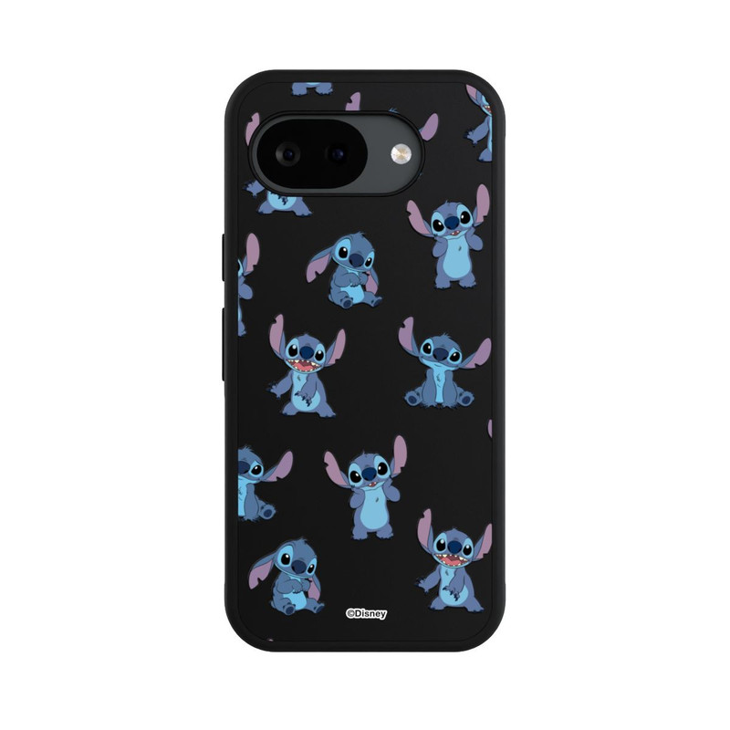 Pixel 10a Base Case Stitch Faces Pattern Transparent