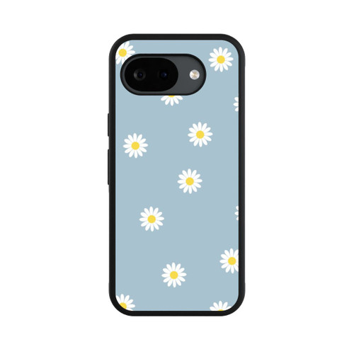 Google Pixel 10a Base Case Gänseblümchen Muster Blau