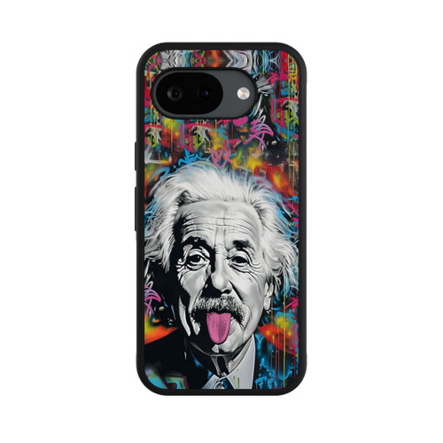 Google Pixel 10a Base Case Physiker Bunte Zunge Raus