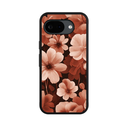Google Pixel 10a Base Case Rote Negativblumen mit KI