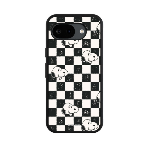Google Pixel 10a Base Case Snoopy Heads Checked Pattern