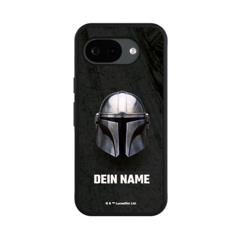 Google Pixel 10a Base Case Star Wars Mandalorian Black Helmet Personalisierbar