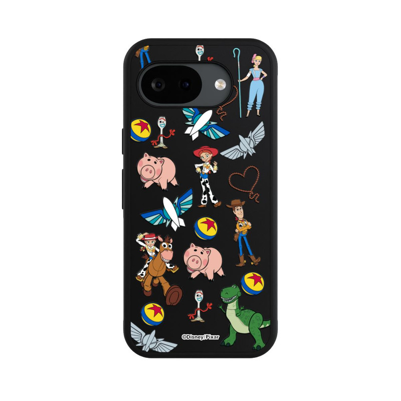Pixel 10a Base Case Toy Story 5 Hero Toys Pattern Transparent