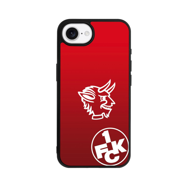 iPhone 17e Base Case Teufelskopf FCK auf Rot