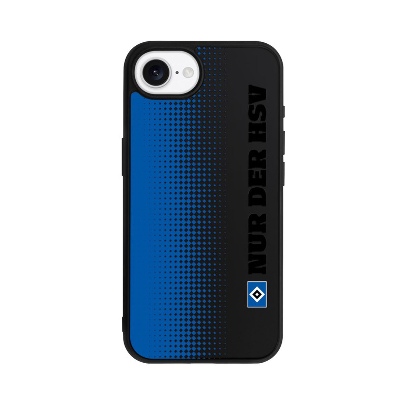iPhone 17e Base Case Nur der HSV - Rautenraster Blau - ohne Hintergrund