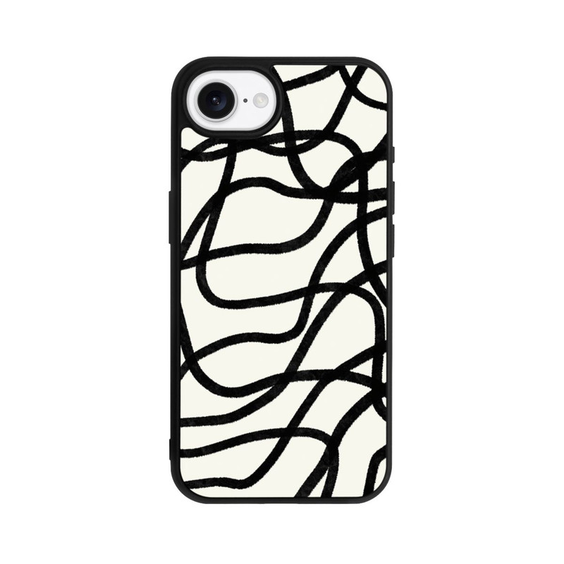iPhone 17e Base Case Schwarze Linien