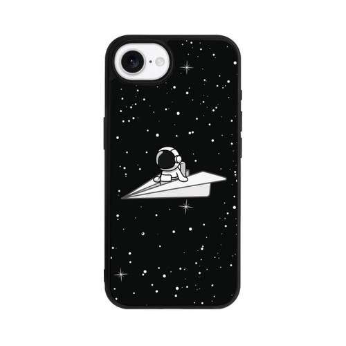 Apple iPhone 17e Base Case Astronaut Paper Plane Comic