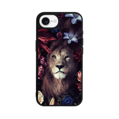 Apple iPhone 17e Base Case Löwe Blumenrahmen