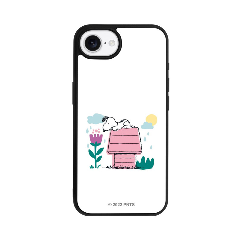 iPhone 17e Base Case Snoopy Hundehütte Frühling