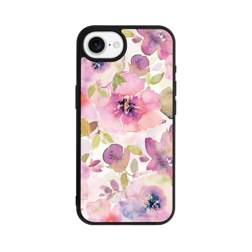 Apple iPhone 17e Base Case Tapete mit rosa Blumen