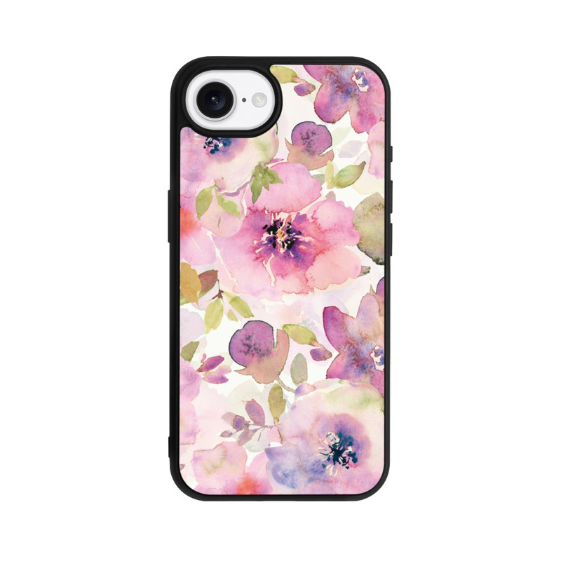 iPhone 17e Base Case Tapete mit rosa Blumen