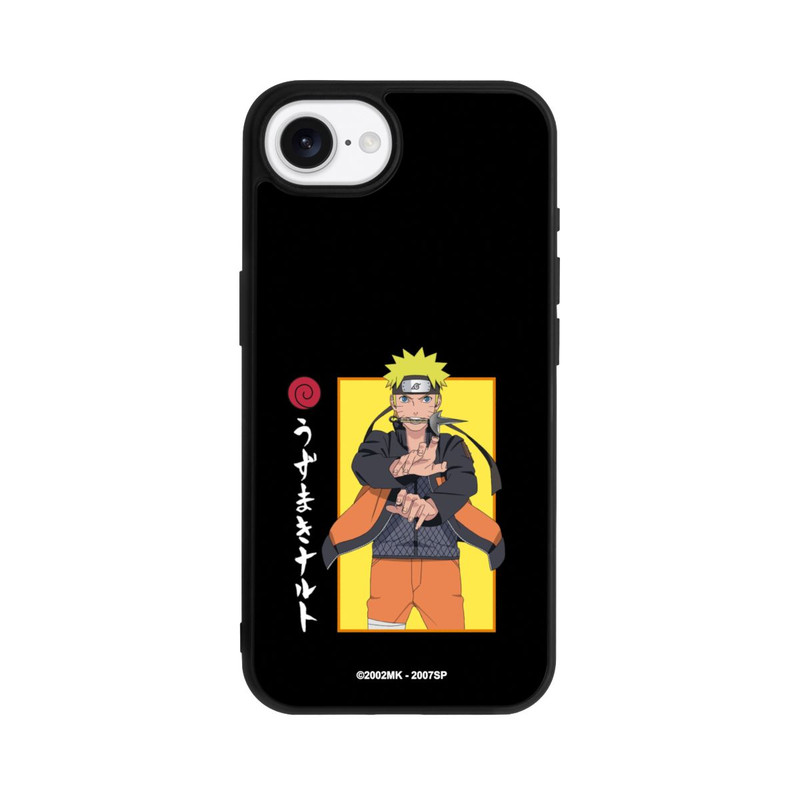 iPhone 17e Base Case Naruto Kampfposition Schwarz