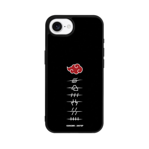 Apple iPhone 17e Base Case Akatsuki Mitgliedssymbole Schwarz
