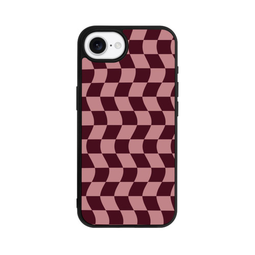 Apple iPhone 17e Base Case Schachbrett Rot-Rosa