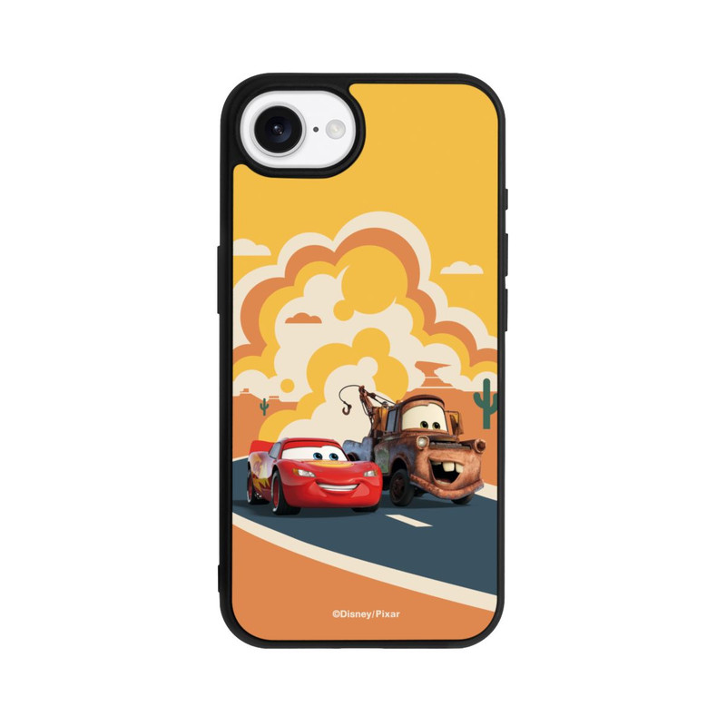 iPhone 17e Base Case Disney Cars Lightning McQueen Und Hook on the Road