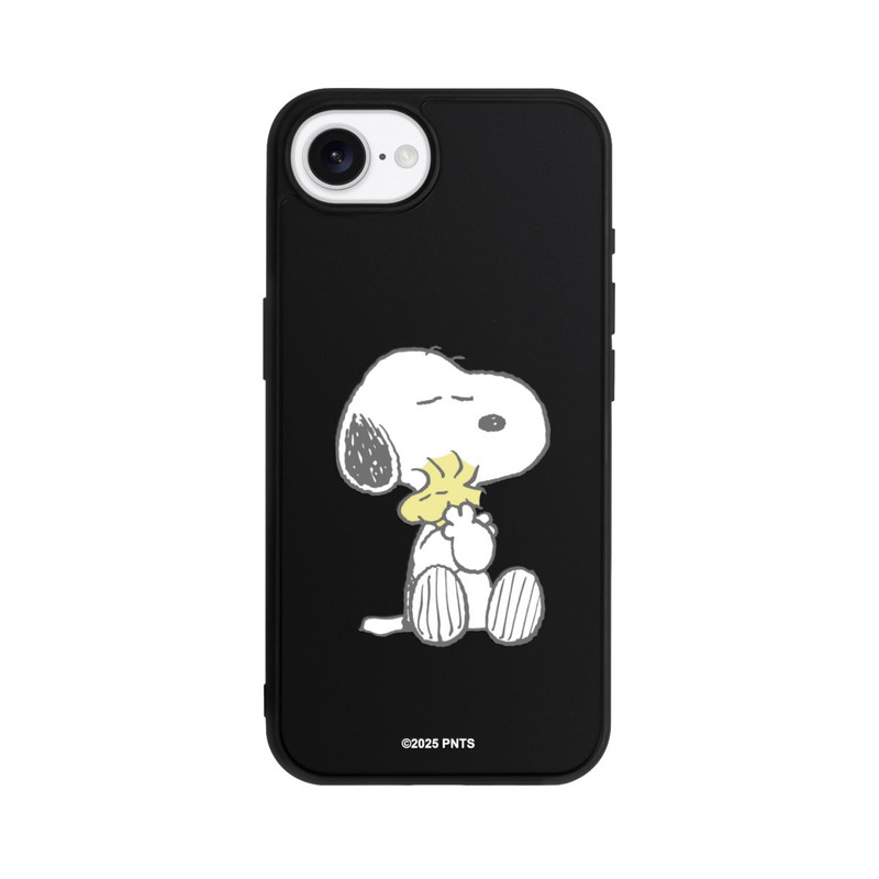 iPhone 17e Base Case Snoopy And Woodstock Cuddling transparent