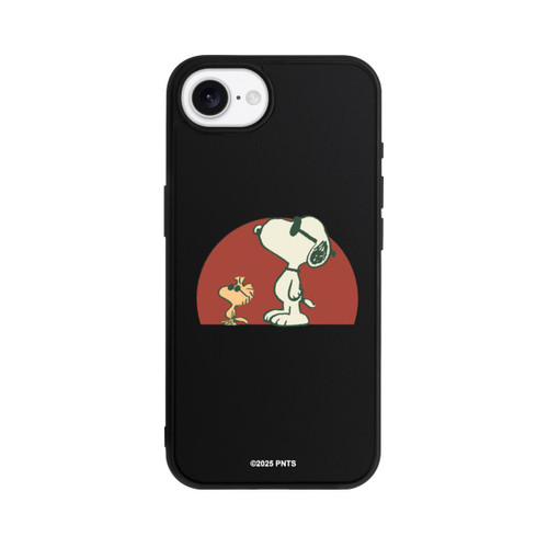Apple iPhone 17e Base Case Snoopy Woodstock Far Out transparent