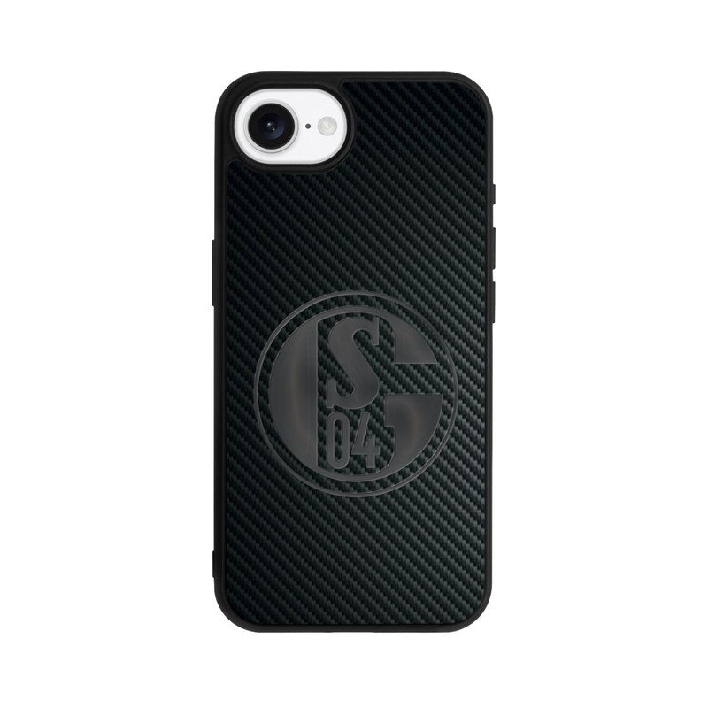 iPhone 17e Base Case Schalke 04 Carbon Look