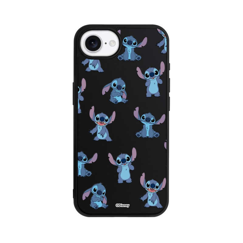 iPhone 17e Base Case Stitch Faces Pattern Transparent